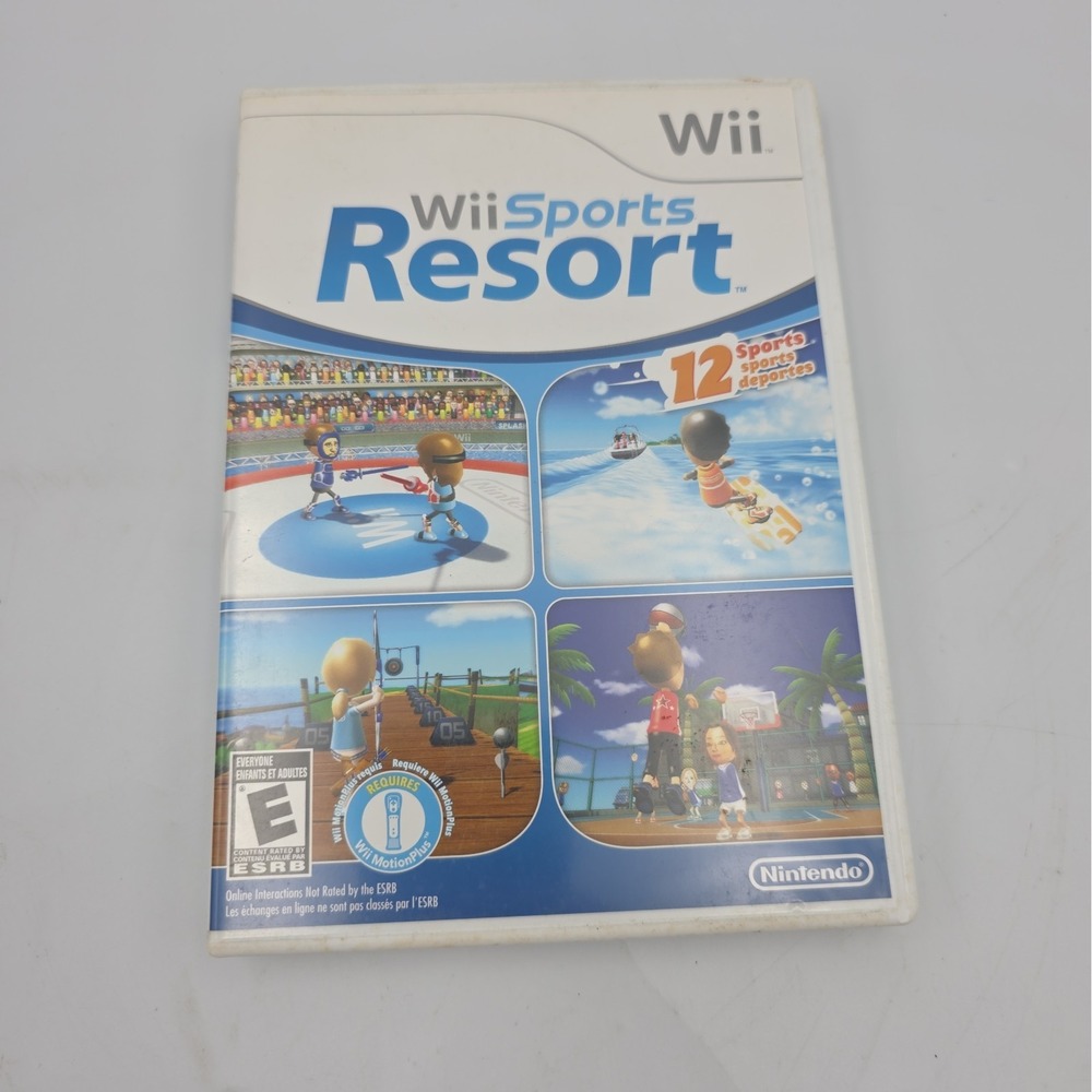 Wii Sports Resort - Nintendo Wii - Authentic, Working, CIB Great Disc
